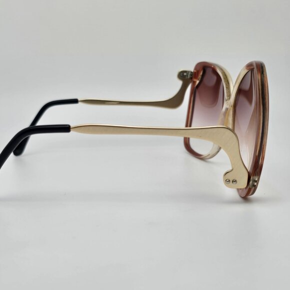 Couture Brown Crystal Fade Frame Brown Gradient Lens Butterfly Sunglasses Italy main image 11